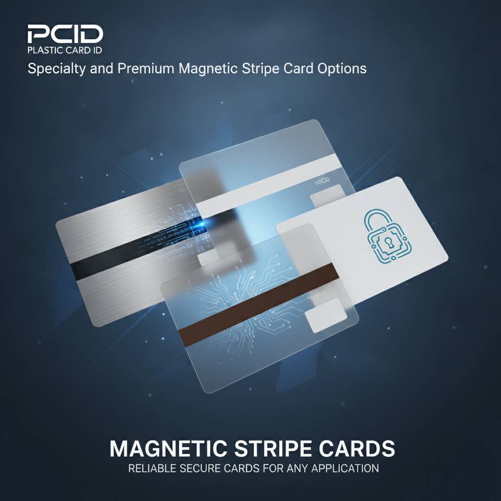 Specialty and Premium Magnetic Stripe Card Options