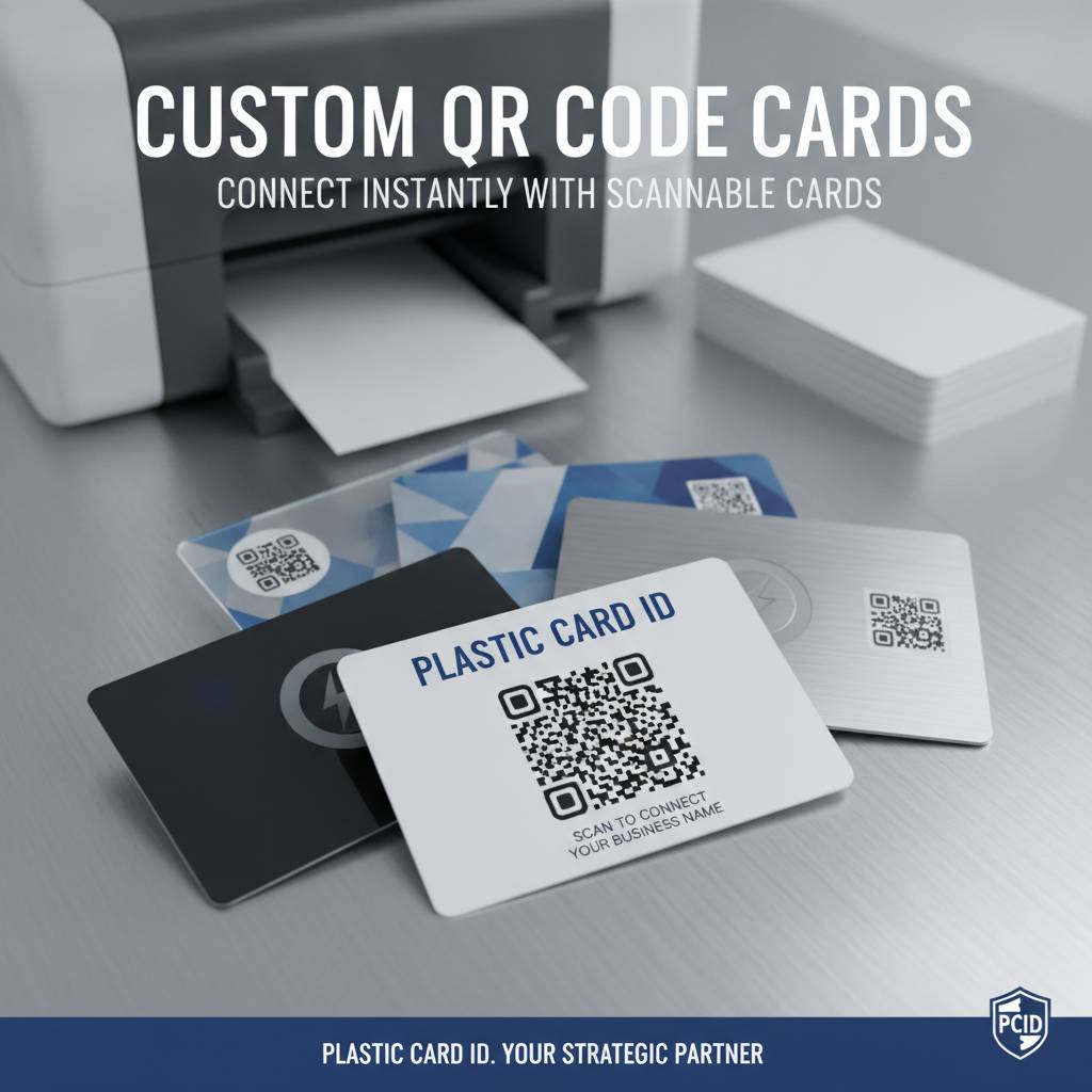 Start Your Custom QR Code Card Order With Plastic Card ID Today